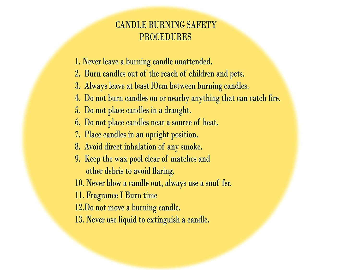 Pure Indian Candle Handmade Citronella & Camphor Scented Designer Multi Chunk Wax Pillar Candle PICPC3009 (Burn Time 50 hrs.)